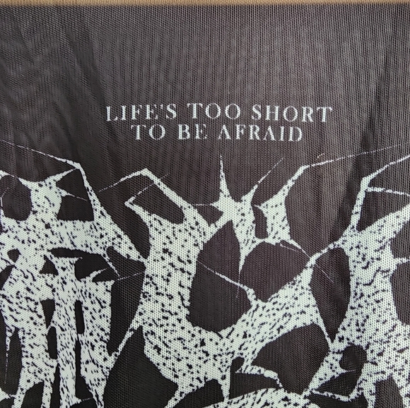 Killstar Fearless Mesh BF Tee Oversized Skull XS - Picture 4 of 6